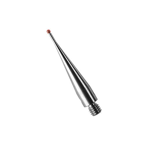 LinkMejor Cmm Probe Stylus M3 Thread Shank 1mm Diameter Ruby Ball Tips 21mm Long A-5000-3551