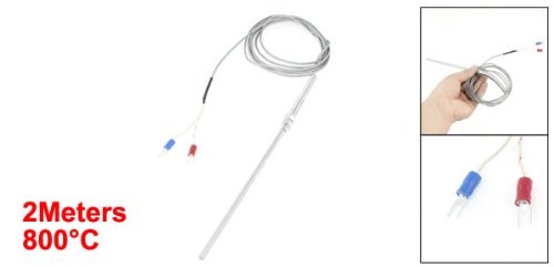 K-typi, 500C Celsiuse, vedrutilattu, 15 cm pikkuse, termostaasi sensor 2M