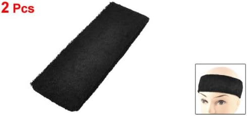 Runner Exercise Protective Elastic Sweat Absorbent Head Band 2 Pcs