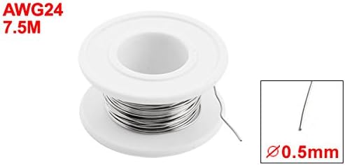 7.5M 25ft AWG24 0.5mm Dia レジスターウィール 電気抵抗