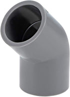 PVC Pipe Fitting 45 Degree Elbow Gray 20mm Socket 10pcs