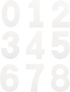 12 Inch Plastic Number Stencils Set 0-8 Address Number Stencil Templates for Cake Stencil Address Number Painting Stencils Templates
