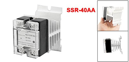 ระเบิดสถานะสะดวก AC/Solid State Relay SSR 40A AC 150-350V SSR-40AA + ตัวระบายความร้อน
