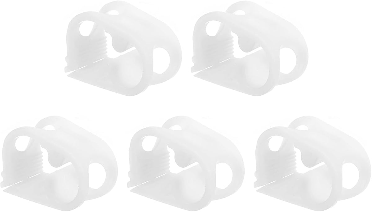 Plastic Tubing Clamps, 5pcs 1/4"-1/2" Tube OD Adjustable Tube Clamp Laboratory Pinch Valve Flow Control Hose Clamp