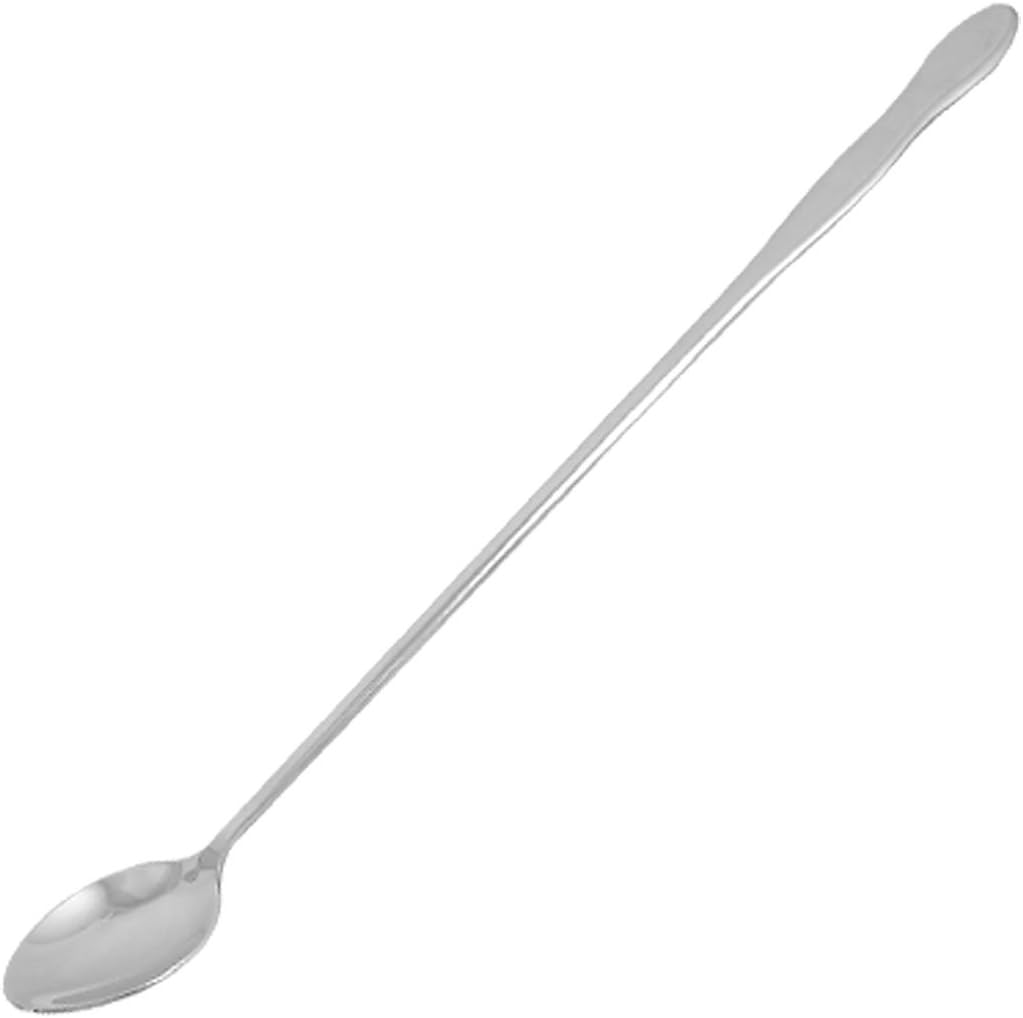 Utină de sticlă cu mânere lungi, linguriță de 10 inch
