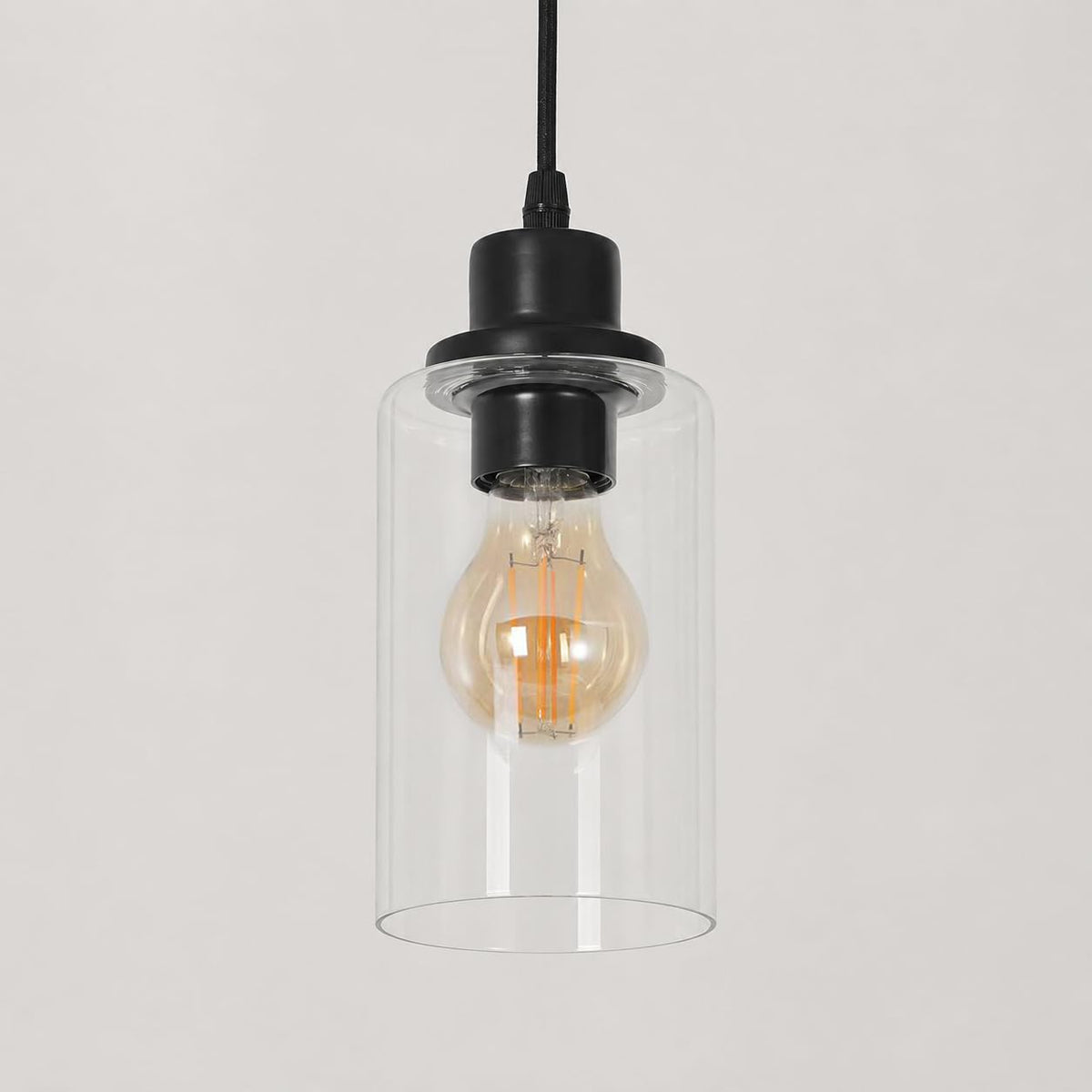에이19 조명 조절 가능 LED 에디슨 볼트, 6W (60W 대응), E26, 2200K 암버, 2팩