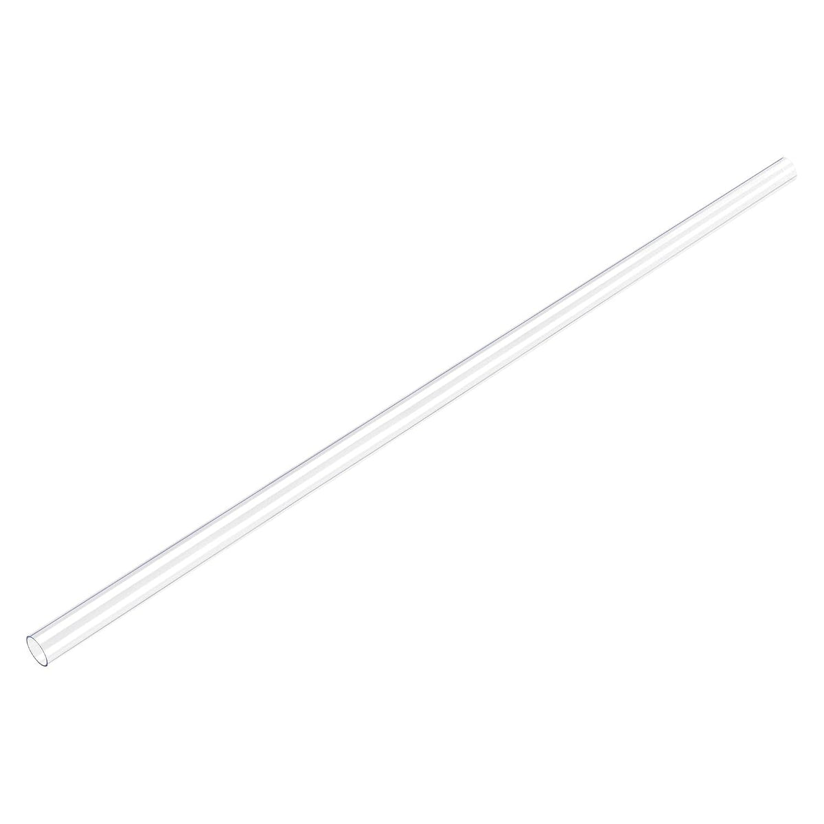 Rigid Round Clear Tubing 10mm(25/64'') ID x 11mm(7/16'') OD x 1.64Ft Length Plastic Tube