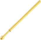 100 Pcs 0.8mm Dia Spherical Tip Spring Loaded Test Probe Pin
