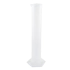Lab Set 500mL Capacity Clear White Plastic Graduated Cylinder
