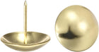 Upholstery Nails Tacks 30mm Dia 25mm Height Round Thumb Push Pins Gold Tone for Furniture Sofa Headboards, 30 Pcs