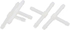 4 Pcs 3mm Plastic T Piece Connector Pipe Hose Joiner Water Tube Fitting