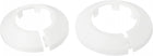32mm 40mm Pipe Cover Decoration PP Plastic Escutcheon Collar for Water Pipes White 1 Set