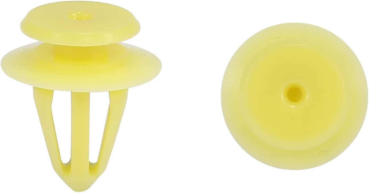 30 قطع رباط بلاستيكي أصفر رأس 17mm فتحة 10mm