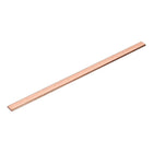 Copper Flat Bar, 0.06" Thickness x 0.39" Width x 7.87" Length Copper Bus Bar Stock Plate Mill for Electrical (1.5mm x 10mm x 200mm)