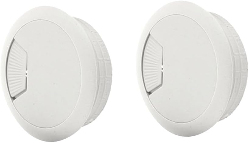 LinkMejor Computer Table Round Wire Cable Hole Cover Cap Grommets 50mm Dia 4pcs