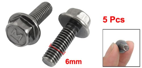 5Pcs 6mm 톱니반대 스크루 컷팅 머신용