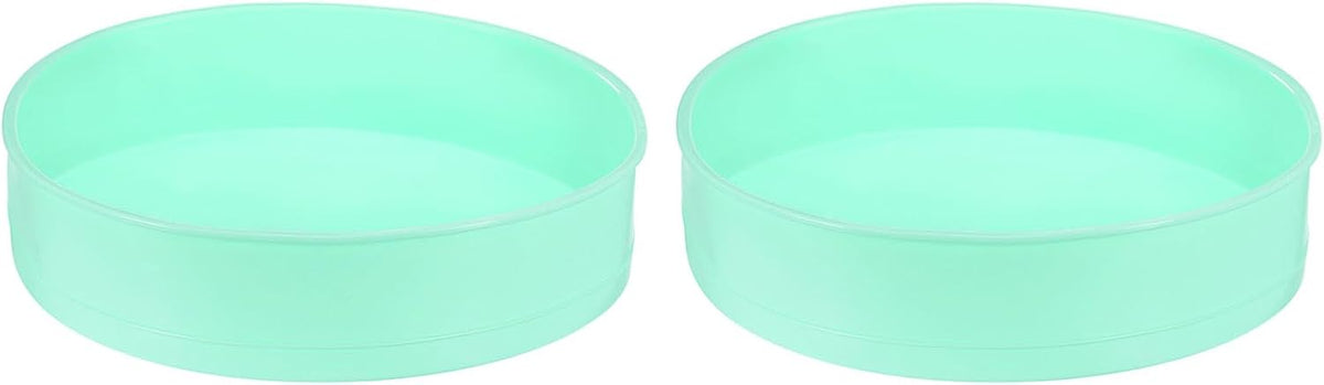 2pcs Round Silicone Cake Molds, 7.9 Inch Nonstick & Quick Release for Layer, Smash & Cheese Cake - Pink