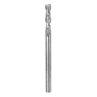 Carbide Square End Mill, 1/8" Diameter Uncoated 2 Flutes Milling Bit Cutter, for Aluminum Copper Non-Ferrous Metal, 1/8" Shank 27/32" Cut Length 3" Extra Long