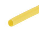 Heat Shrink Tubing, 1mm Dia 2.7mm Flat Width 2:1 Rate Shrinkable Tube Cable Sleeve 7m - Yellow