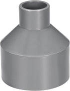 PVC DWV Reducing Coupling Schedule 40 Gray 25mm x 63mm Socket