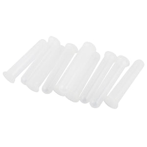 10 Pcs 20ml Plastic Centrifuge Tubes with Snap Cap, Graduated Micro Centrifuge Tube, Round Bottom, Clear, Storage Container for Beads Sample Laboratory
