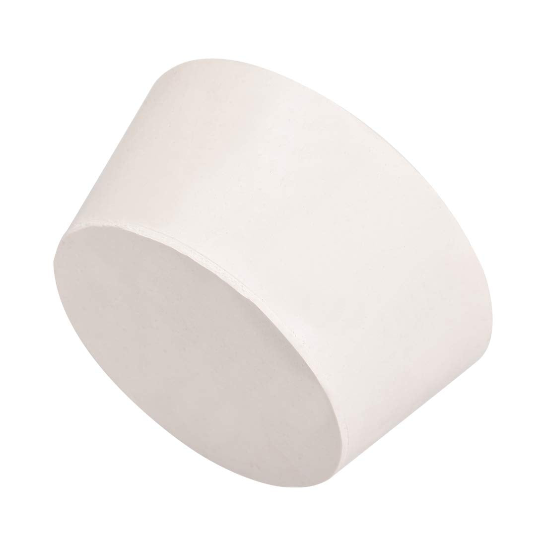 White Tapered Shaped Solid Rubber Stopper for Lab Tube Stopper Size 79-90mm 1pcs