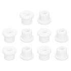 28Pcs Rubber Grommets 8mm Drill Hole, 5mm ID Hole Top Hat Grommet White Silicone Rubber Hole Plug Gasket for Wiring, Automotive