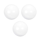 PTFE Ball, 32mm Diameter, Ground Finish, Diaphragm Pneumatic Pump White, 3pcs