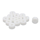 Plastic Round Non-Threaded Column Standoff Support Spacer Washer 15x8mm 13pcs White