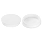 2Pcs Silicone Hole Plug, Waterproof Round Rubber Stoppers Bottle Seal Plugs Tube Pipe End Caps for 75mm/2.95" Hole for Bathtub Bottle, White