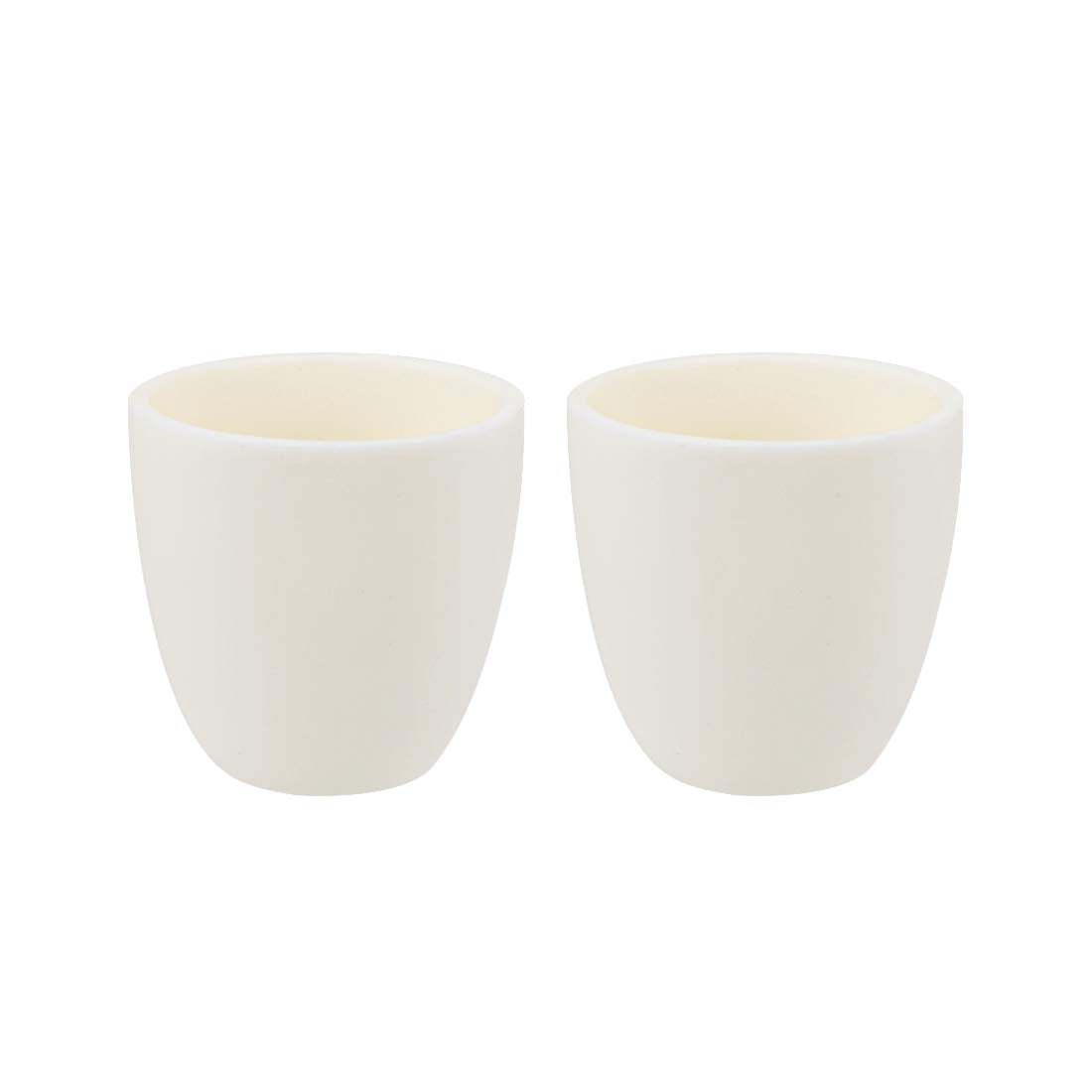 Corundum Alumina Crucible Cup 20ml for Foundry Melting Casting Refining 2pcs