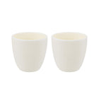 Corundum Alumina Crucible Cup 20ml for Foundry Melting Casting Refining 2pcs
