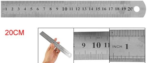 20cm 8インチ測定直線定規ツール