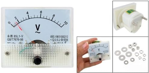 85L1 AC 0-10V Rektangulær Analog Panel Voltmeter Skala