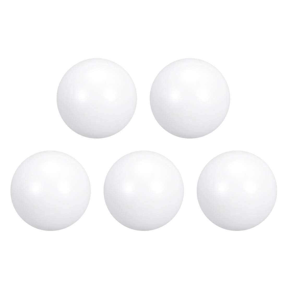 PTFE Ball, 9mm Diameter, Ground Finish, Diaphragm Pneumatic Pump White, 5pcs