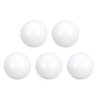 PTFE Ball, 9.5mm Diameter, Ground Finish, Diaphragm Pneumatic Pump White, 5pcs