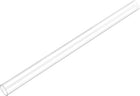 Polycarbonate Rigid Round Clear Tubing 22mm(0.86 Inch) IDx25mm(0.98 Inch) ODx500mm(1.64Ft) Length Plastic Tube 2pcs