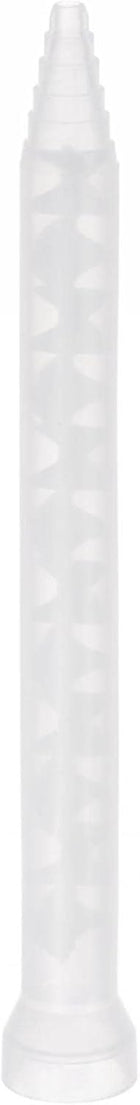 Epoxy Tubes Static Mixer, 6.18-inch Plastic Resin Mixing Nozzle Round Connector for AB Glue Adhesive Gun Applicator 400ml Cartridges, White