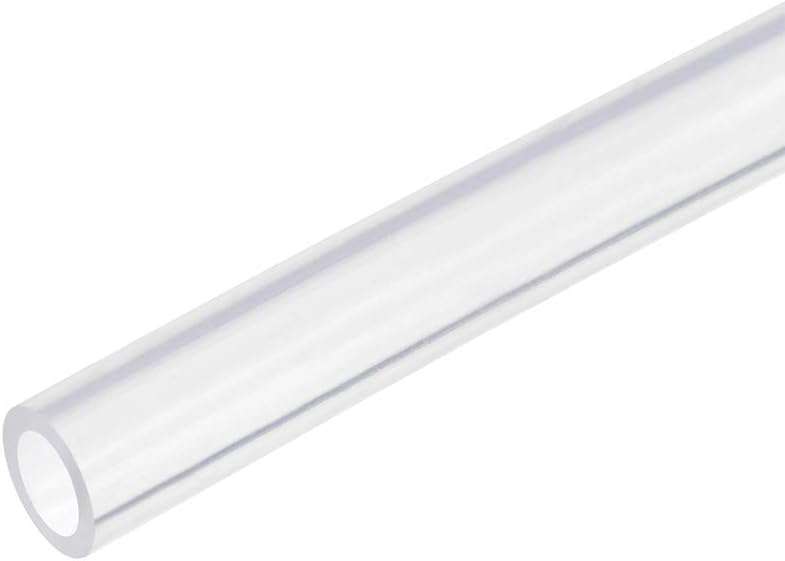 Silicone Tubing 1/4"(6mm) ID x 3/8"(9mm) OD 3.3ft(1m) Silicone Rubber Tube Air Hose Water Pipe for Pump Transfer Clear