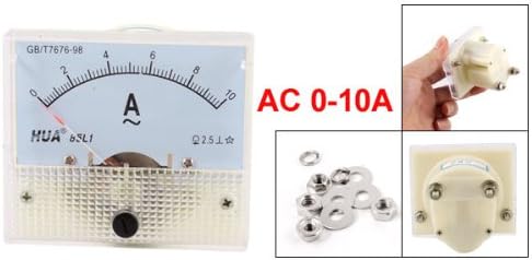 مقياس الأمبير مع لوحة ضبط دقيق 85L1 AC 0-10A