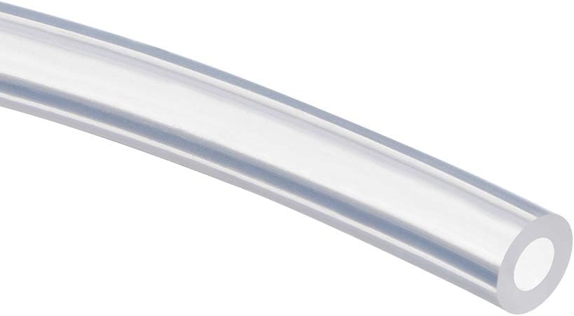 Silicone Tubing 5/32"(4mm) ID x 5/16"(8mm) OD 6.6ft(2m) Silicone Rubber Tube Air Hose Pipe for Pump Transfer Clear