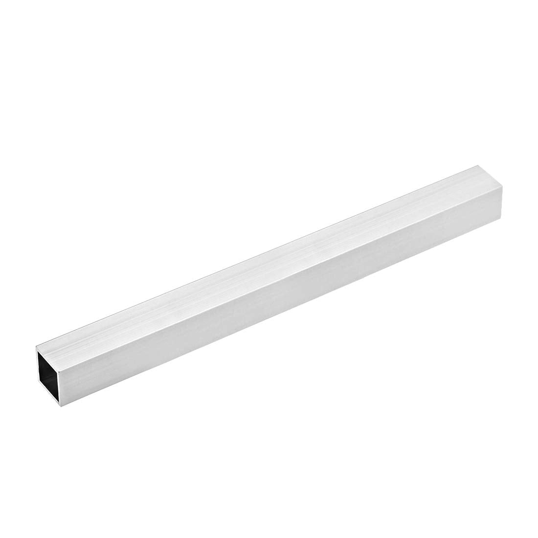 6063 Aluminum Square Tube, 25mmx25mmx1mm Wall Thickness 300mm Length Seamless Straight Pipe Tubing