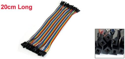20cm langes F/F lötfreies flexibles Breadboard Jumper Kabeldraht 40 Stk