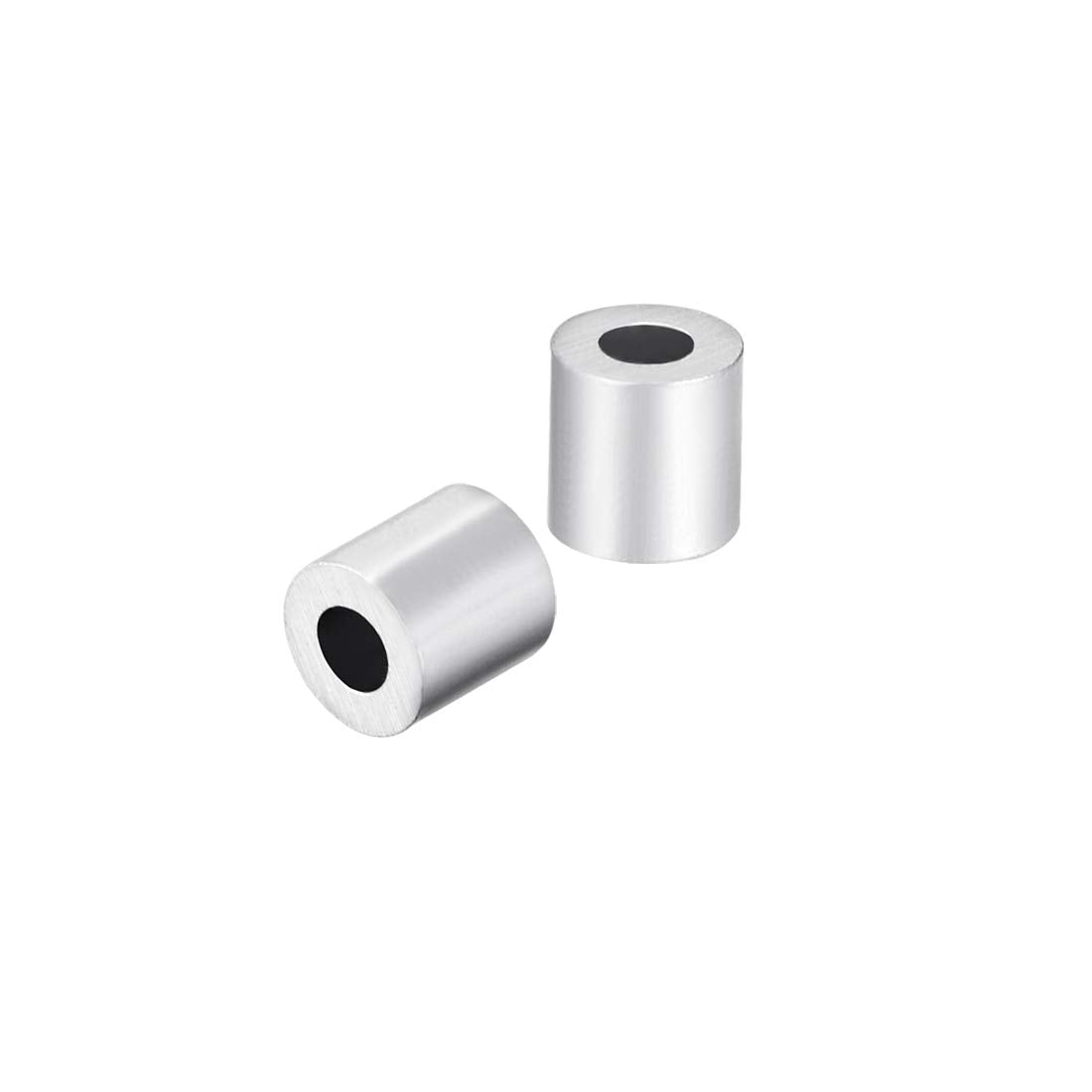 Aluminum Crimping Loop Sleeve Round for 3/64" - 1/16" Wire Rope Pack of 20