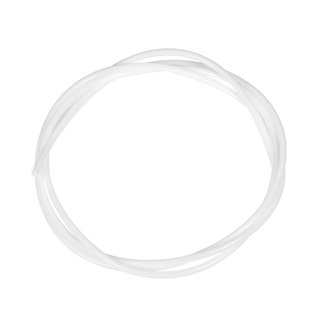 PTFE Tube 4.9Ft - ID 2mm x OD 3mm Fit Filament 1.75 for 3D Printer White