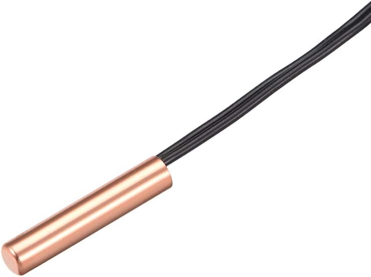 2 Pcs 20K NTC Thermistor Sonde 15.7 Pouces Cuivre Sensible Capteur de Température pour Climatisation