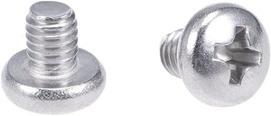 M4x5mm Machine Screws Pan Phillips Cross Head Screw 304 Stainless Steel Fasteners Bolts 20Pcs