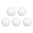 PTFE Ball, 5mm Diameter, Ground Finish, Diaphragm Pneumatic Pump White, 5pcs
