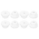 16Pcs Rubber Grommets 5/8"(16mm) Drill Hole, 1/4"(7mm) ID Hole Top Hat Grommet White Silicone Rubber Hole Plug Gasket for Wiring, Automotive