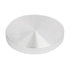75mm Diameter 10mm Thickness M8 Thread Aluminum Disc Hardware for Glass Table